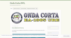 Desktop Screenshot of ondacorta.wordpress.com