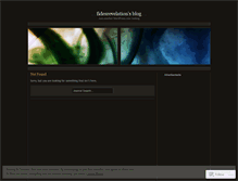 Tablet Screenshot of fidesrevelation.wordpress.com