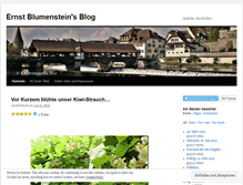 Tablet Screenshot of ernstblumenstein.wordpress.com