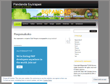 Tablet Screenshot of bgpandas.wordpress.com