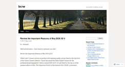Desktop Screenshot of bcrw.wordpress.com