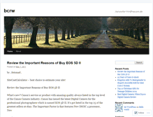 Tablet Screenshot of bcrw.wordpress.com