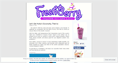 Desktop Screenshot of freshberrycafe.wordpress.com
