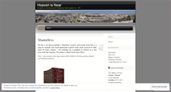 Desktop Screenshot of heavenisnear.wordpress.com
