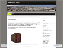 Tablet Screenshot of heavenisnear.wordpress.com