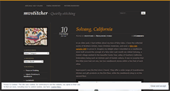 Desktop Screenshot of mvstitcher.wordpress.com