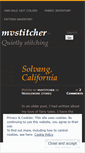 Mobile Screenshot of mvstitcher.wordpress.com