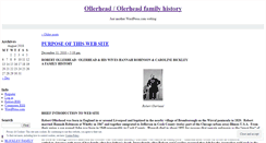Desktop Screenshot of ollerhead.wordpress.com