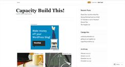 Desktop Screenshot of capacitybuildthis.wordpress.com