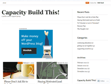 Tablet Screenshot of capacitybuildthis.wordpress.com