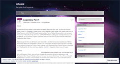 Desktop Screenshot of mhnerd.wordpress.com
