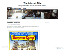 Tablet Screenshot of internetattic.wordpress.com