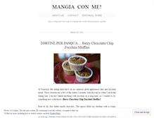 Tablet Screenshot of mangiaconme.wordpress.com