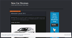 Desktop Screenshot of newcarsreviews.wordpress.com