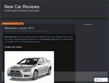 Tablet Screenshot of newcarsreviews.wordpress.com