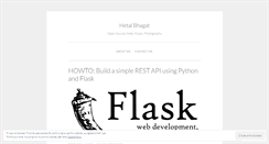Desktop Screenshot of hetal.wordpress.com