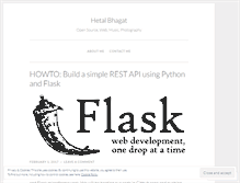 Tablet Screenshot of hetal.wordpress.com