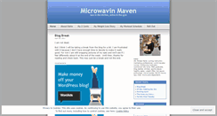 Desktop Screenshot of microwavinmaven.wordpress.com