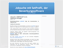 Tablet Screenshot of jobsuchen.wordpress.com