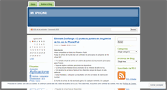 Desktop Screenshot of miiphone5.wordpress.com