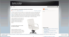 Desktop Screenshot of mueblesoficina.wordpress.com