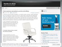 Tablet Screenshot of mueblesoficina.wordpress.com