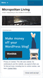 Mobile Screenshot of micropolitanliving.wordpress.com