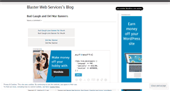 Desktop Screenshot of blasterwebservices.wordpress.com