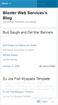 Mobile Screenshot of blasterwebservices.wordpress.com