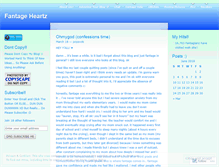 Tablet Screenshot of fantageheartz.wordpress.com