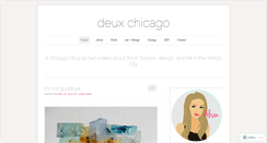 Desktop Screenshot of deuxchicago.wordpress.com