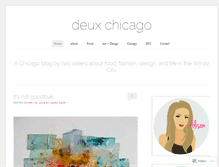 Tablet Screenshot of deuxchicago.wordpress.com