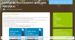 Desktop Screenshot of katiebeanphotography.wordpress.com