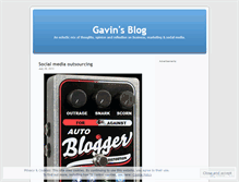 Tablet Screenshot of gavinllewellyn.wordpress.com