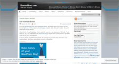 Desktop Screenshot of housershoes.wordpress.com