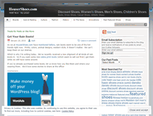 Tablet Screenshot of housershoes.wordpress.com