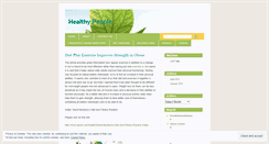 Desktop Screenshot of healthrewards11.wordpress.com