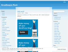 Tablet Screenshot of ecuaguayasrock.wordpress.com