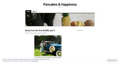 Desktop Screenshot of pancakesandhappiness.wordpress.com