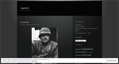 Desktop Screenshot of ligareme.wordpress.com