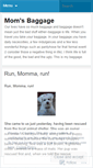 Mobile Screenshot of momsbaggage.wordpress.com