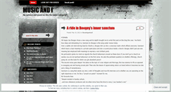 Desktop Screenshot of musicetall.wordpress.com