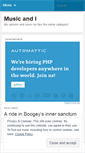 Mobile Screenshot of musicetall.wordpress.com