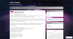 Desktop Screenshot of dcluo.wordpress.com