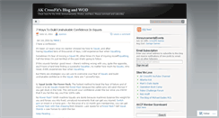 Desktop Screenshot of akcrossfit.wordpress.com