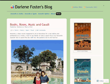 Tablet Screenshot of darlenefoster.wordpress.com