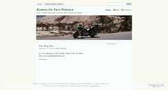 Desktop Screenshot of harleyultrarider.wordpress.com