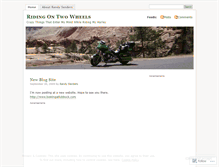 Tablet Screenshot of harleyultrarider.wordpress.com