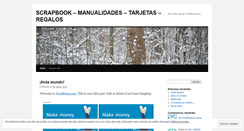 Desktop Screenshot of ideasdescrapbook.wordpress.com