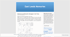 Desktop Screenshot of eastleedsmemories.wordpress.com